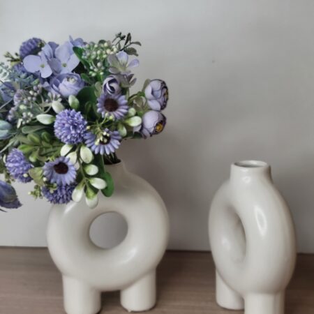 Donut Ceramic Flower Vase - Image 3