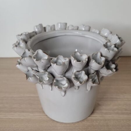 White Blossom Planter