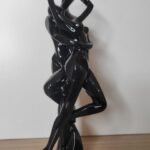 Haeger Vintage Lovers Sculpture